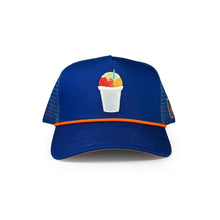 Load image into Gallery viewer, Dark Blue Snowcone Friendship Hat
