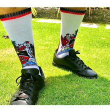 Load image into Gallery viewer, T&amp;T Coat of Arms Socks
