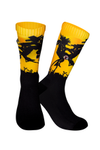 Load image into Gallery viewer, Moko Sundown Crew Length Socks with Pocket
